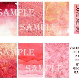 Valentine Colors ATC Set