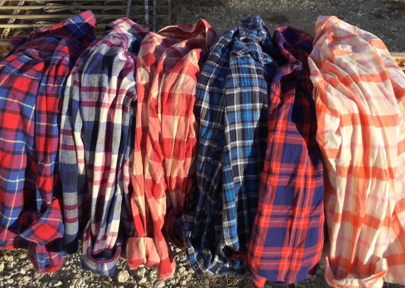 Juniors Flannel Teenage Girl Flannel Shirts Juniors Sized Etsy