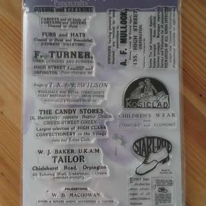 Set di francobolli Vintage Adverts di Purple Poppy