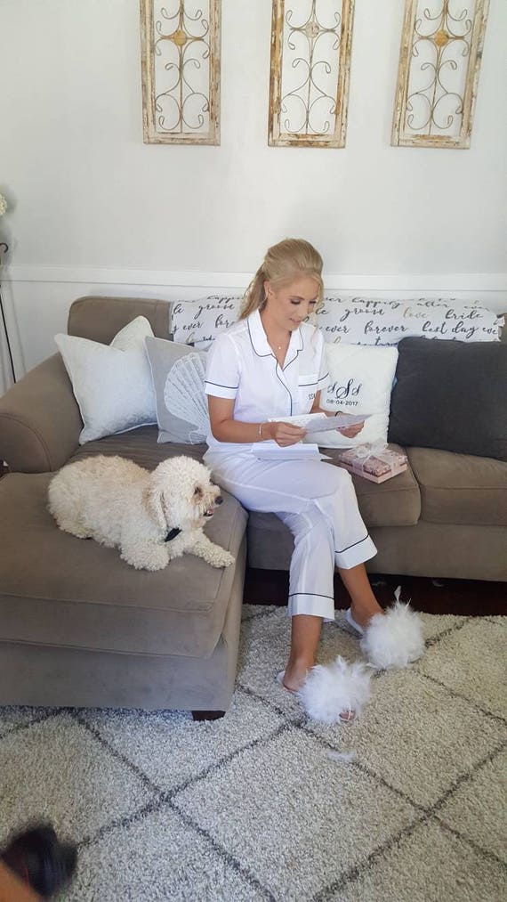 Zapatillas la novia. Boa de Hecho por - Etsy España