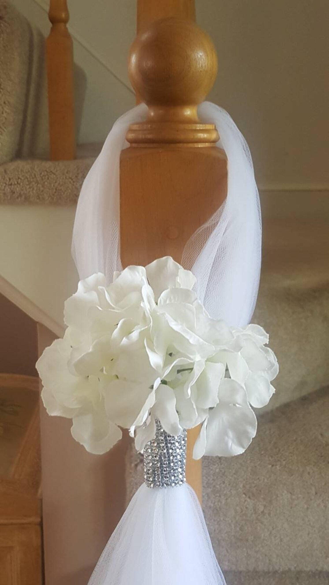 Wedding Pew Aisle Decorations. Made by a Work From Home Etsy