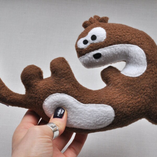 The Otter plush / Hand made plushie, soft doll, cuddly toy