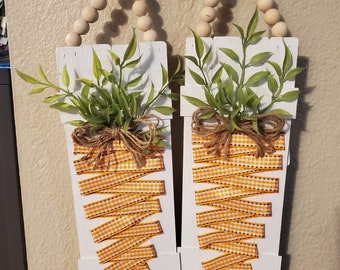 Spring Easter Carrot Decor Wall