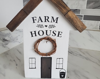 Farmhouse Shelf or Tiered Tray Decor