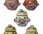 Peranakan Straits Chinese Porcelain Mini Kamcheng with box. Great for Gift Souvenir