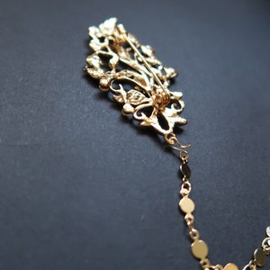 Peranakan Nyonya Kebaya Accessories Kerosang/Kerongsang Brooch Vintage Style Flower Granulation: GOLD and SILVER detachable image 4