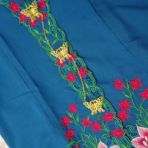 Peranakan Nyonya Kebaya Accessories Kerosang/Kerongsang Brooch: Gold Butterfly