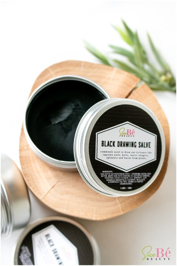 Black Drawing Salve Etsy