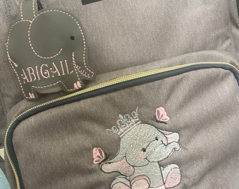 elephant backpack diaper bag