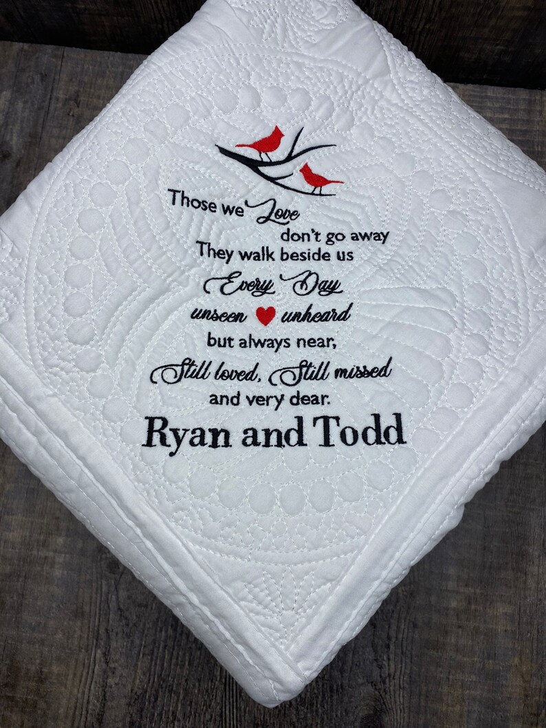 Lap Quilt Funeral Quilt Memorial Gift Funeral Quilt Etsy