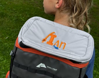 Personalized Ozark Trail X-Pro 3700 Fishing Tackle Backpack with Organizer Pockets and Trays