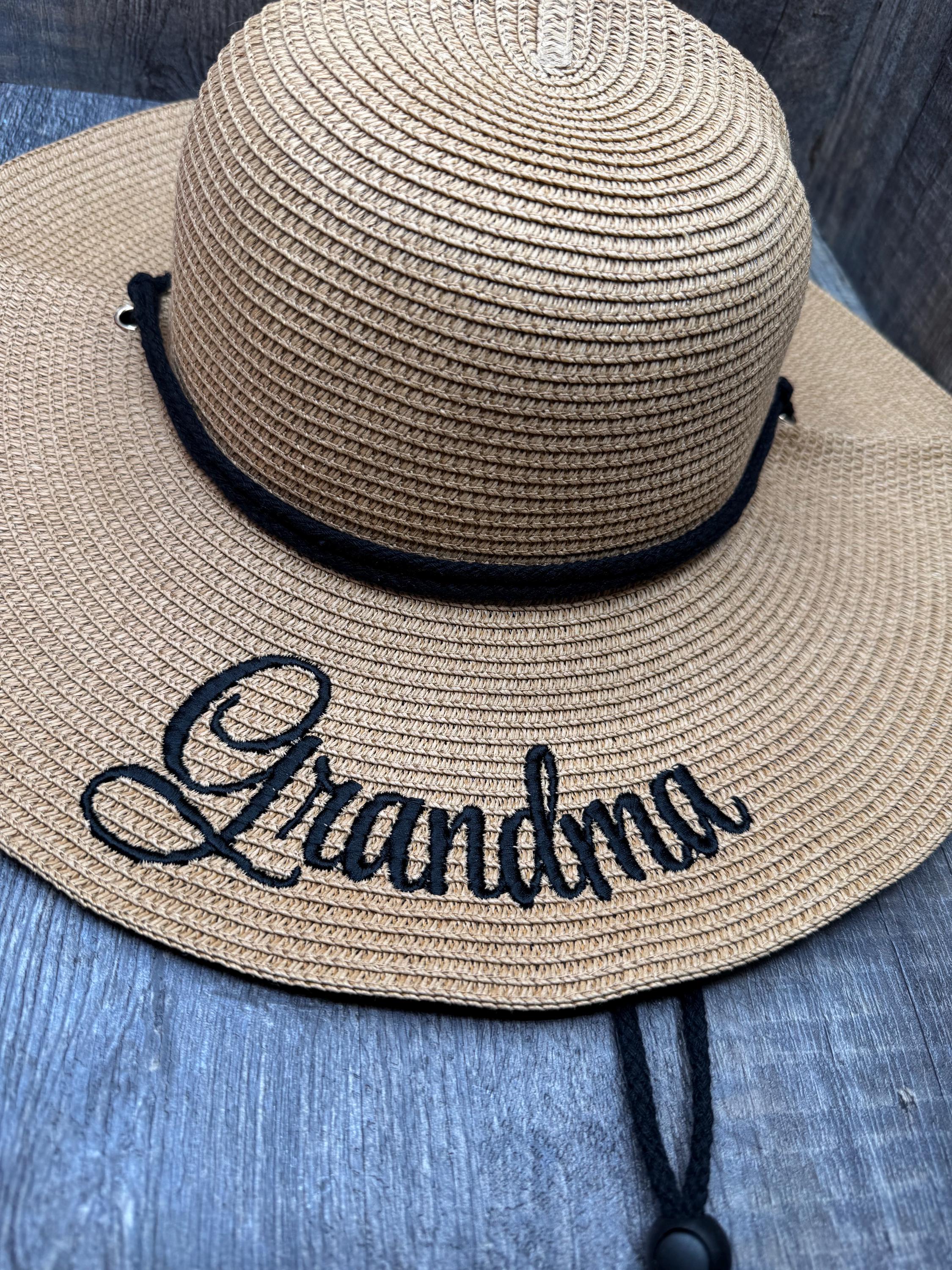 Black Floppy Sun Hat W/Seashell Trim Wide Brim INC Coastal Grandma NWT Sea Breeze Sun Hat - Large Fray Brim Straw Hat 21 main image 2