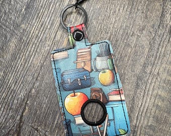 Centegix Alarm ID Badge Holder, Alarm Holder Key Ring, Personalized alarm Vertical ID Card Case, Lanyard Accessories, Teacher Gift Centegixs