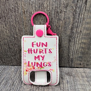 Fun hurts my lungs Asthma Inhaler Case, fun hurts my lungs Kids Inhaler Case, Asthma Inhaler Holder