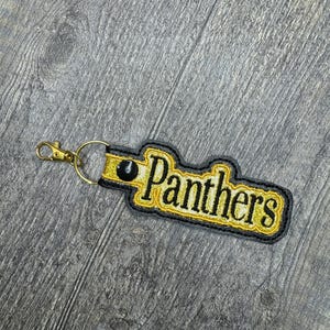 Name tag keychain, embroidered name keychain, backpack tag, personalized keychain, backpack keychain, custom name tag, diaper bag tags