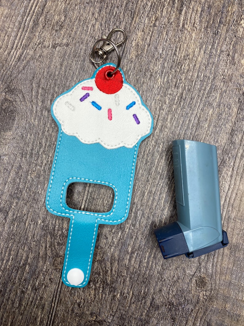 Cupcake Personalized Asthma Inhaler Case, Kids Inhaler Case, Cute ...