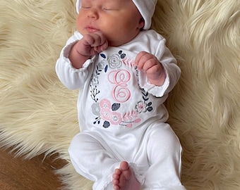 Baby going home outfit, baby outfit, personalized baby outfit, baby romper, custom baby gift, monogrammed baby outfit, coming home outfit