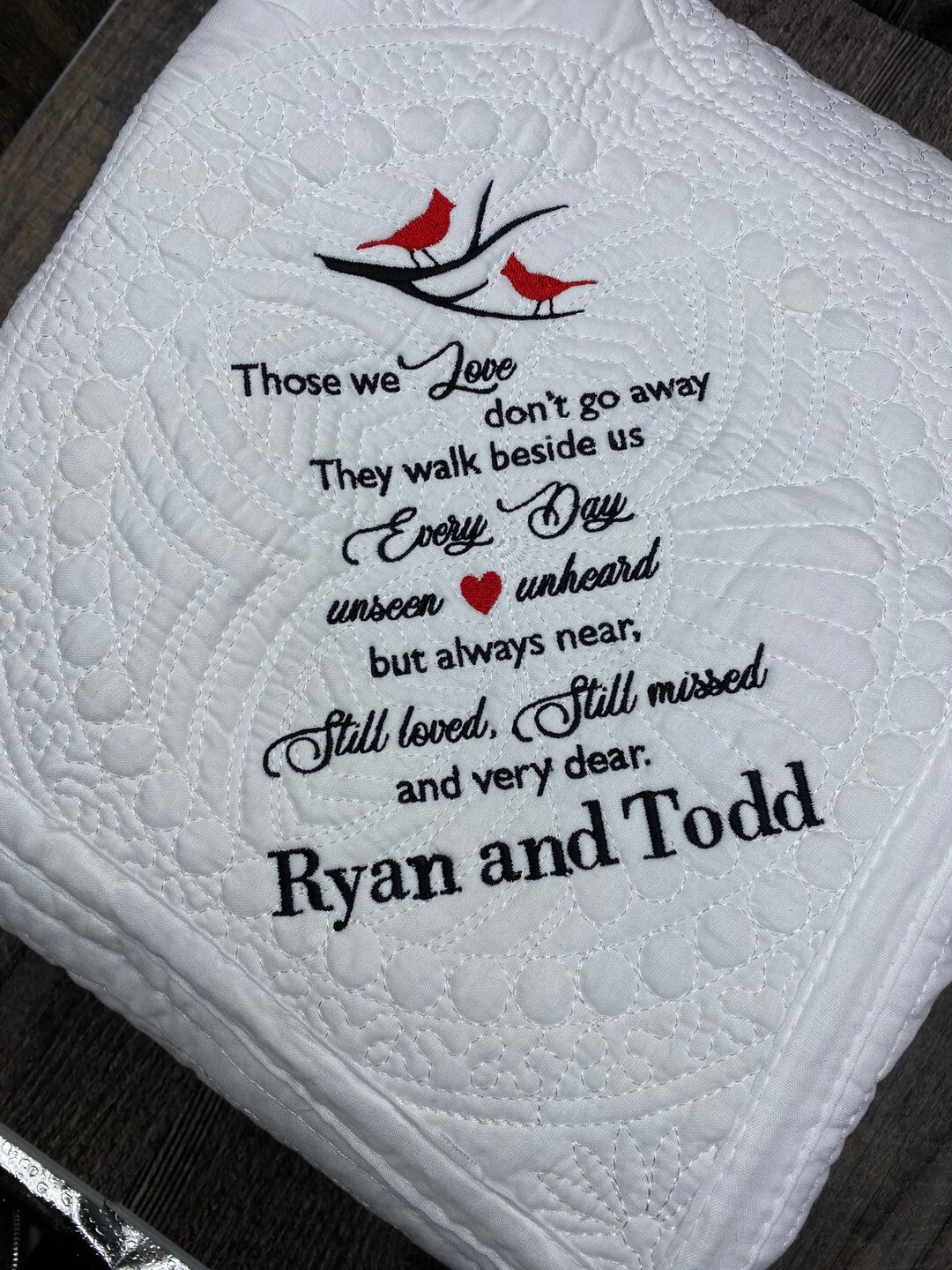 Lap Quilt, Funeral Quilt, Memorial Gift, Funeral Quilt, Keepsake Quilt