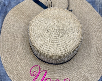 Mama Sun Hat, Mom Sun Hat, Floppy beach hat, Mama beach hat, nana beach hat, sun hat, beach hat, wide brim hat, monogrammed sun hats