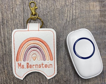 Classroom Doorbell Holder, Class Bell Case Key Chain, Class Lanyard Accessory, Teacher Gift, Teacher Appreciation