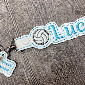 Custom volleyball keychain, volleyball team gifts, personalized volleyball keychain, volleyball coach gift, volleyball team keychains