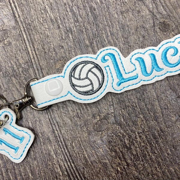 Custom volleyball keychain, volleyball team gifts, personalized volleyball keychain, volleyball coach gift, volleyball team keychains