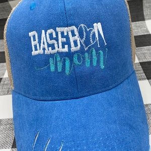 Baseball Mom Hat, Baseball Mom, Baseball Mom Gift, Mother’s Day gift, Baseball hat for moms, baseball mama hats