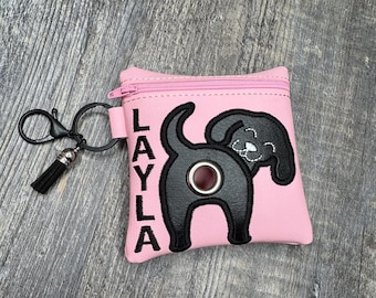 Lab Doggy poo bag holder, Dog Poo Bag Holder, Dog Breeds Bag, Dog lover gift, Poop Bag Dispenser Holder, Lab lover gifts