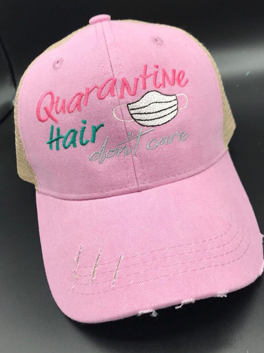 Quarantine hair dont care. Kittenish hat Don main image 4