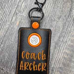 Centegix Alarm ID Badge Holder, Alarm Holder Key Ring, Personalized Notebook Paper Vertical ID Card Case, Lanyard Accessories, Teacher Gift