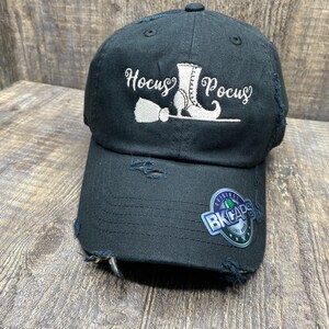 Hocus Pocus Trucker Baseball Cap, Hocus Pocus ponytail hat, Hocus Pocus Gift, Hocus Pocus Distressed Hat, vintage hat, Trucker Hat image 9