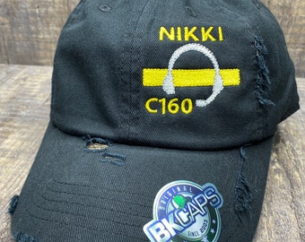 Personalized Dispatcher Hat, Dispatcher gift, Dispatcher hat, Personalized Dispatcher Gift, Thin Gold Line Trucker Hat, Thin Gold Line Gift