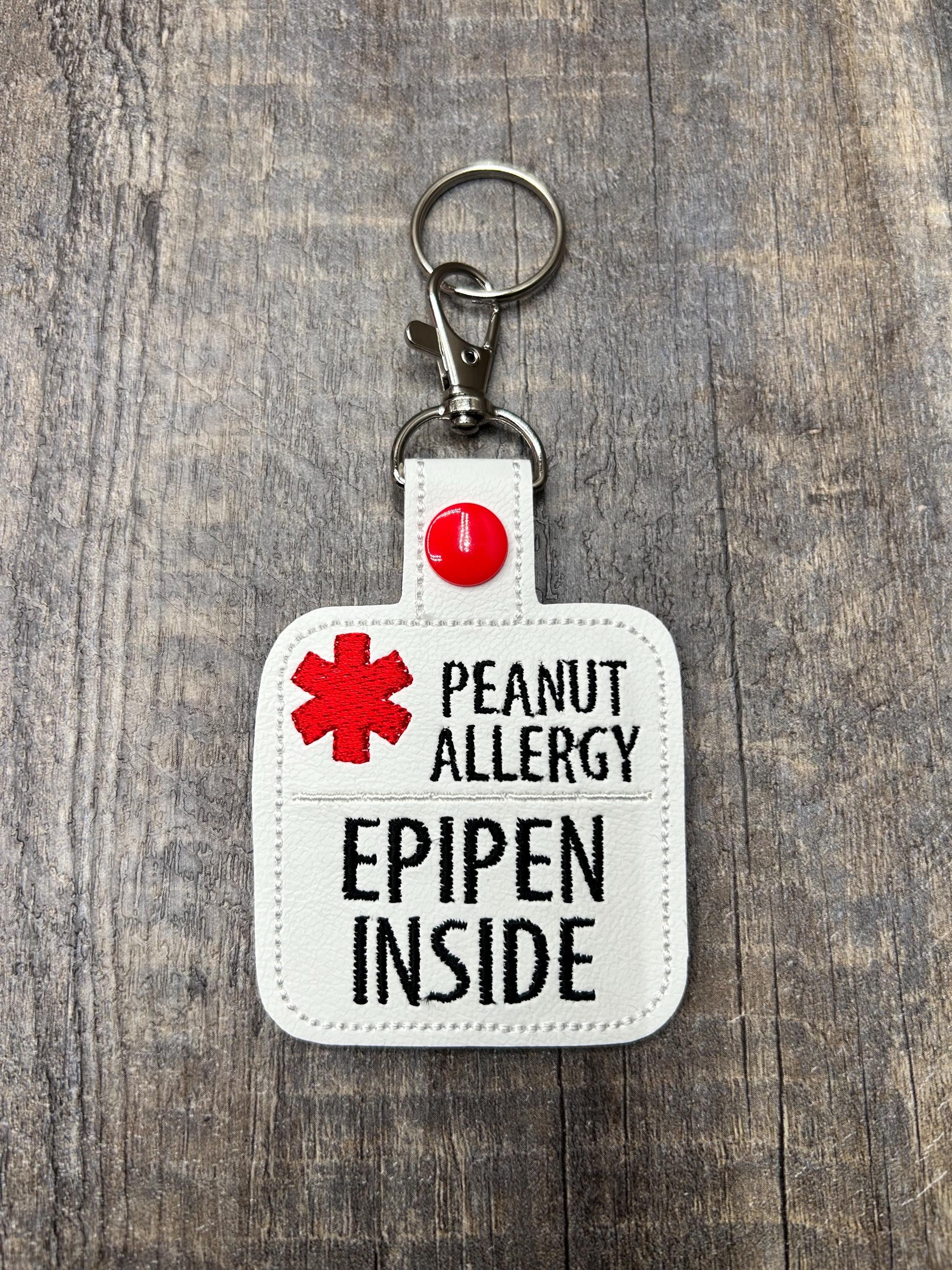 Étiquette de sensibilisation médicale aux allergies aux cacahuètes