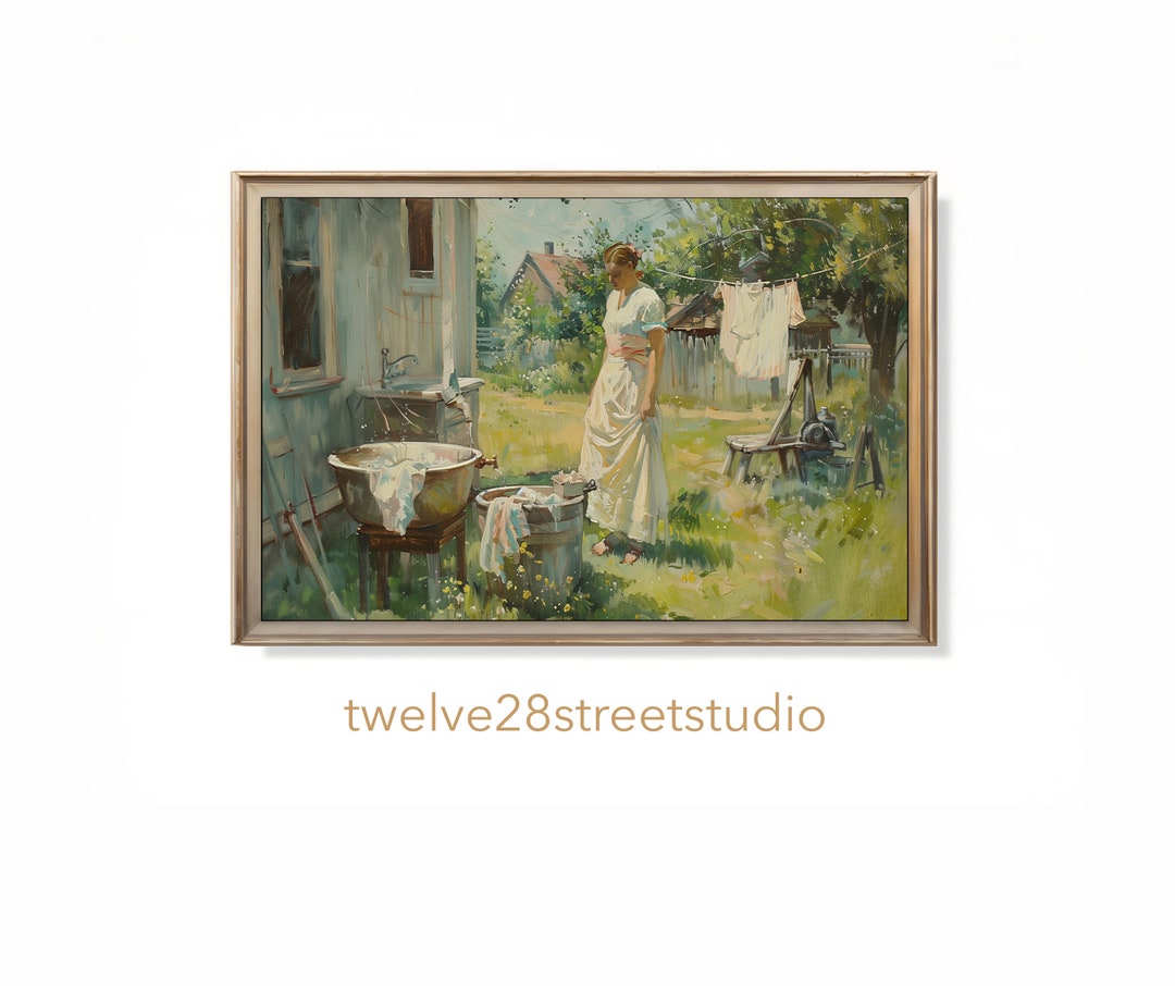 SD136 Laundry Room Art, Vintage Farmhouse Decor, Modern Farmhouse Decor ...