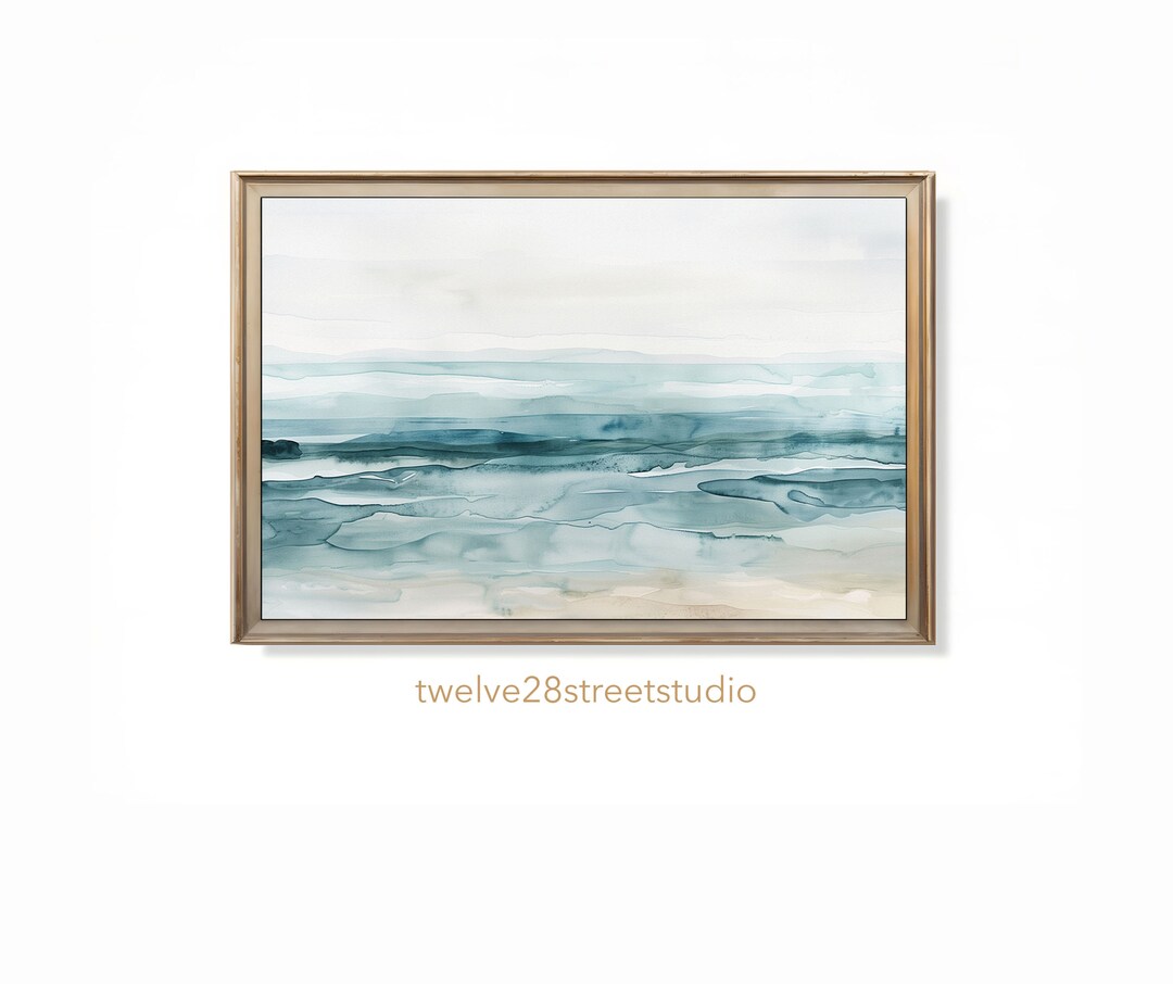 SD120 Printable Beach Art, Printable Abstract Watercolor, Abstract ...