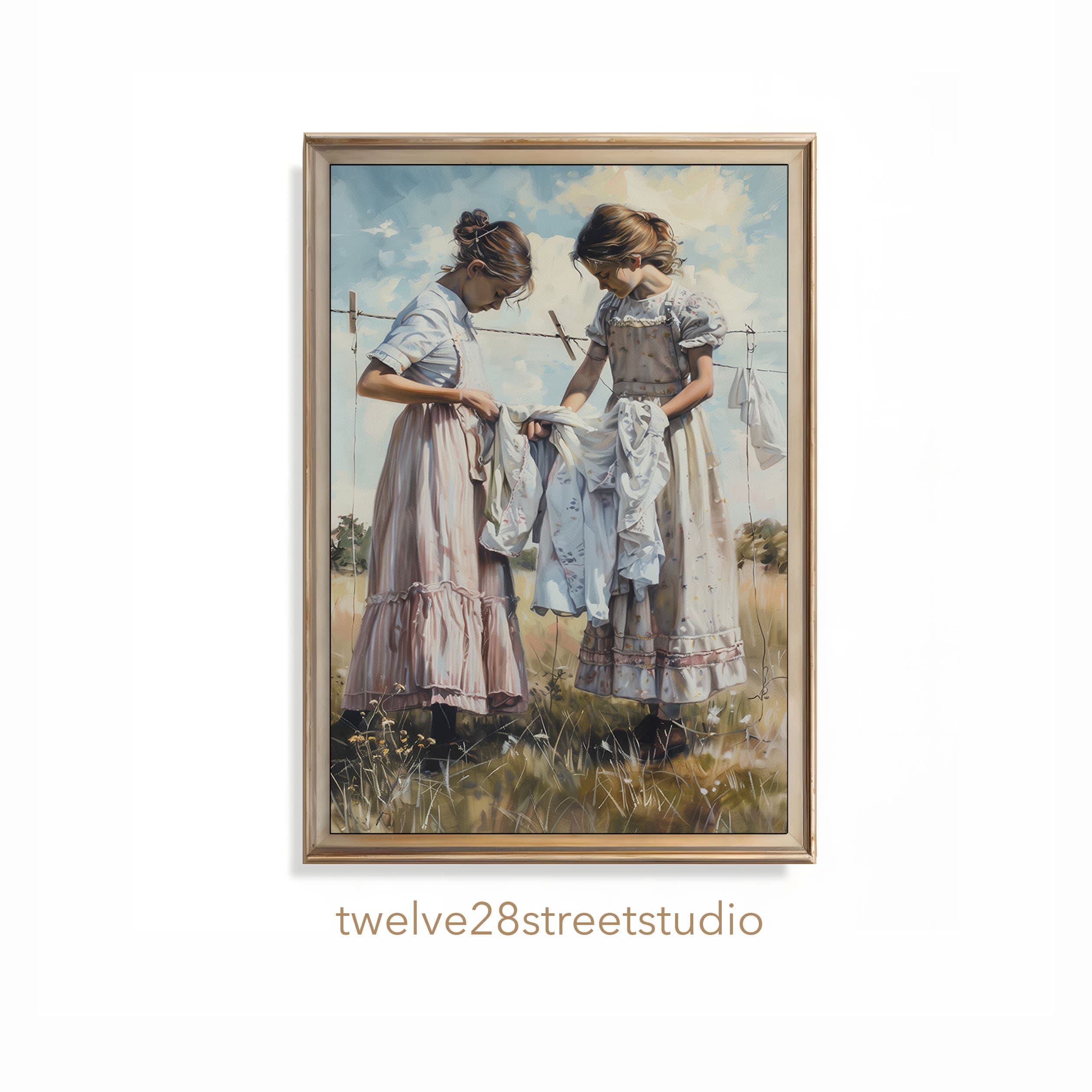 SP135 Vintage Laundry Day Print, Laundry Day, Laundry Room Art, Laundry ...