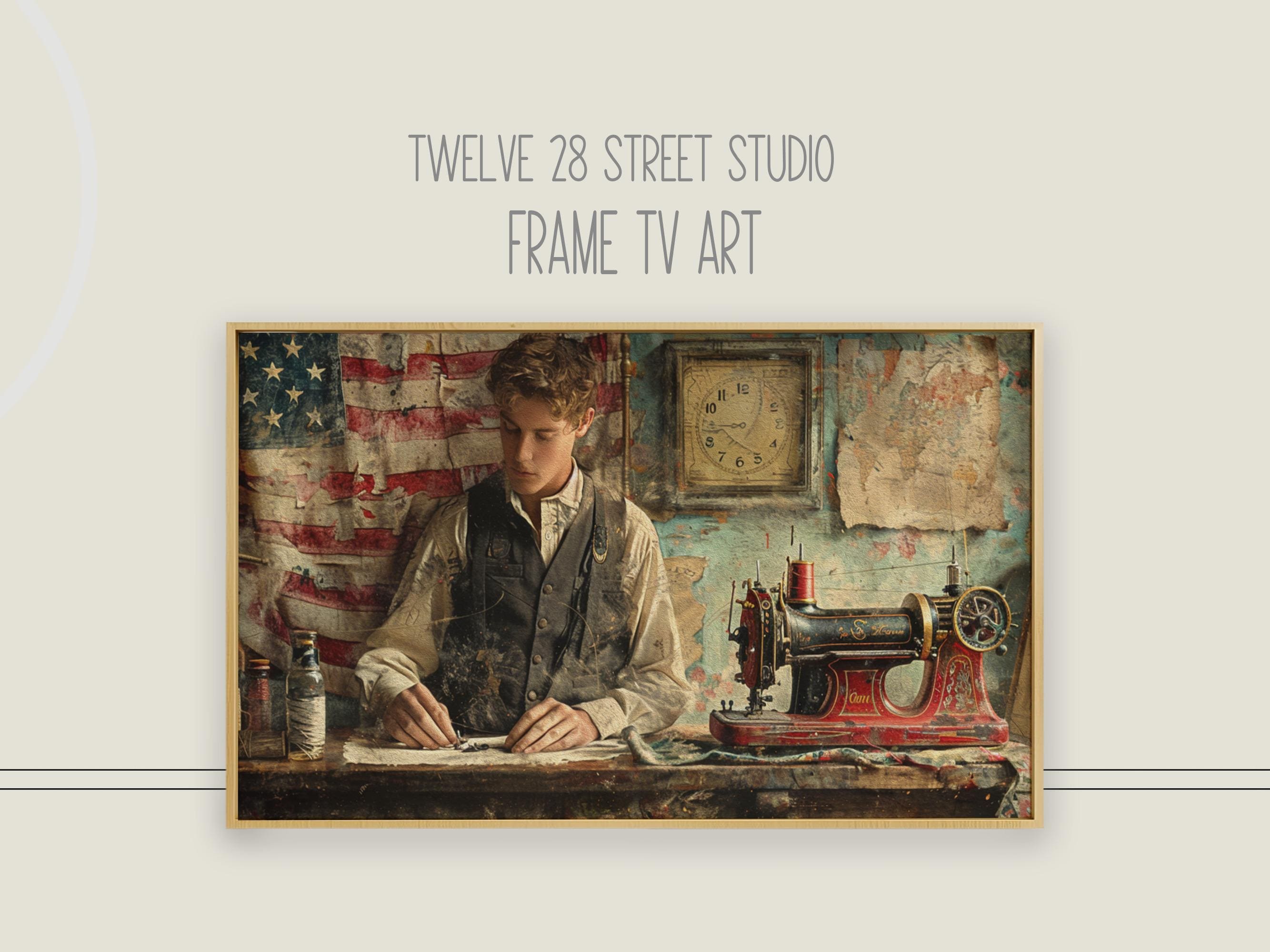 4th of July US Flag TV Art: Independence Day Digital Download