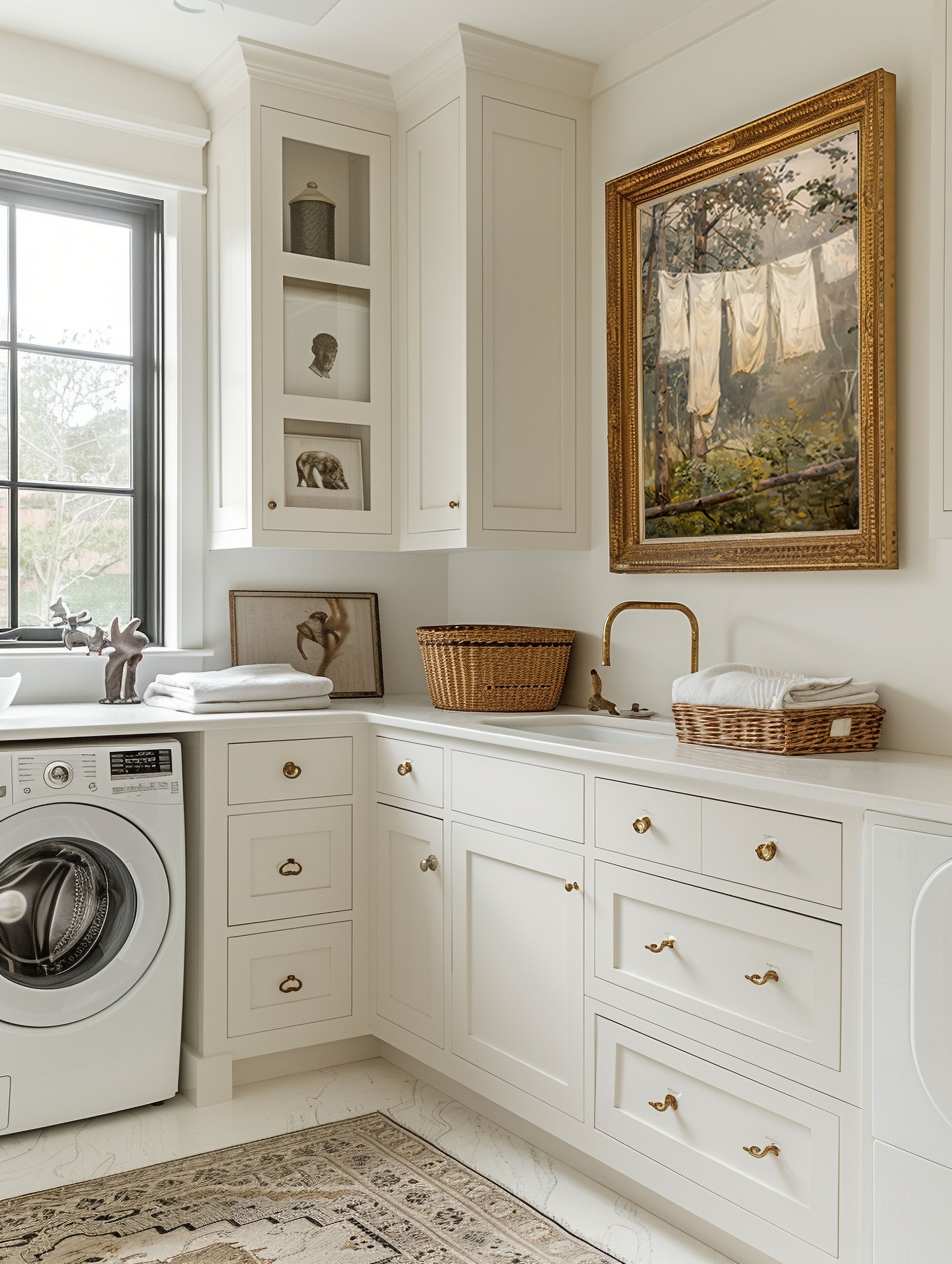 SD145 Laundry Room Print, Satin Paper Print, Fine Art Print, Laundry ...