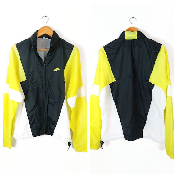 yellow nike windbreaker mens