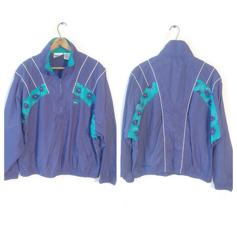 reebok jacket vintage womens purple