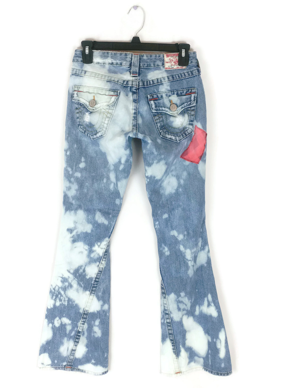 bleached true religion jeans