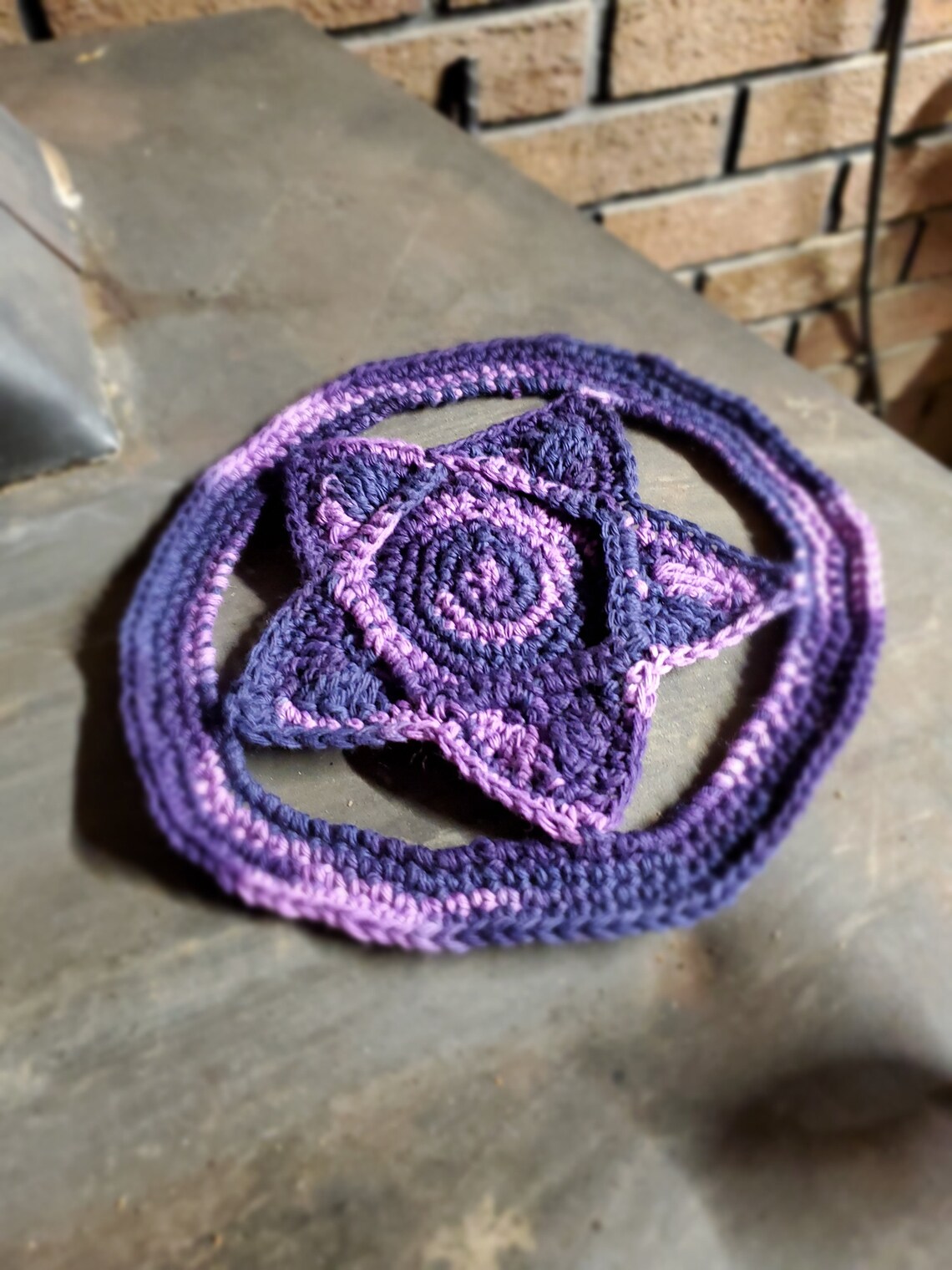 CROCHET PATTERN Pentagram Etsy