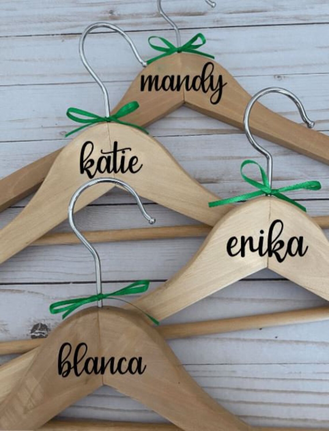 3 Custom Hanger Names Wedding Hanger Names Wedding Hanger Etsy