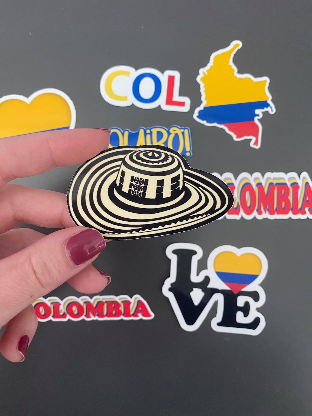 Colombia Stickers Colombian Stickers Colombia Flag Stickers Colombian