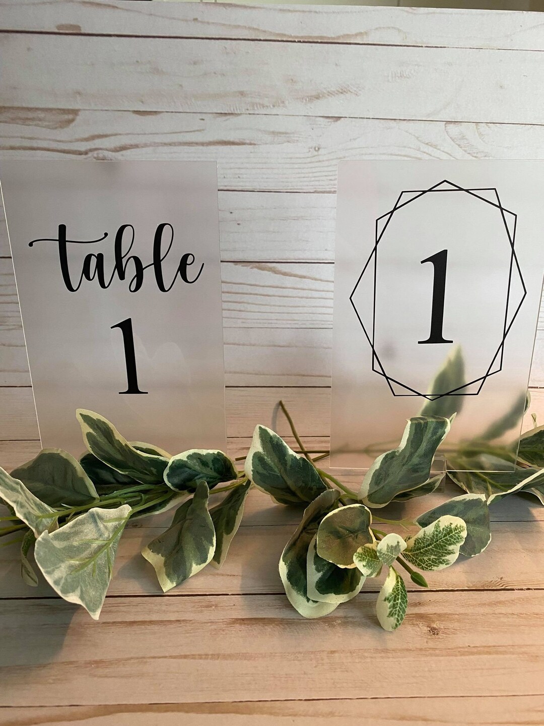 Wedding Table Number Stickers / Wedding Table Number Decals / Wedding Numbers / Table Number