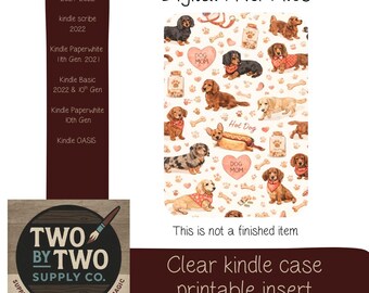 Dachshund/weenie Dog Mom insert/ printable/ digital download