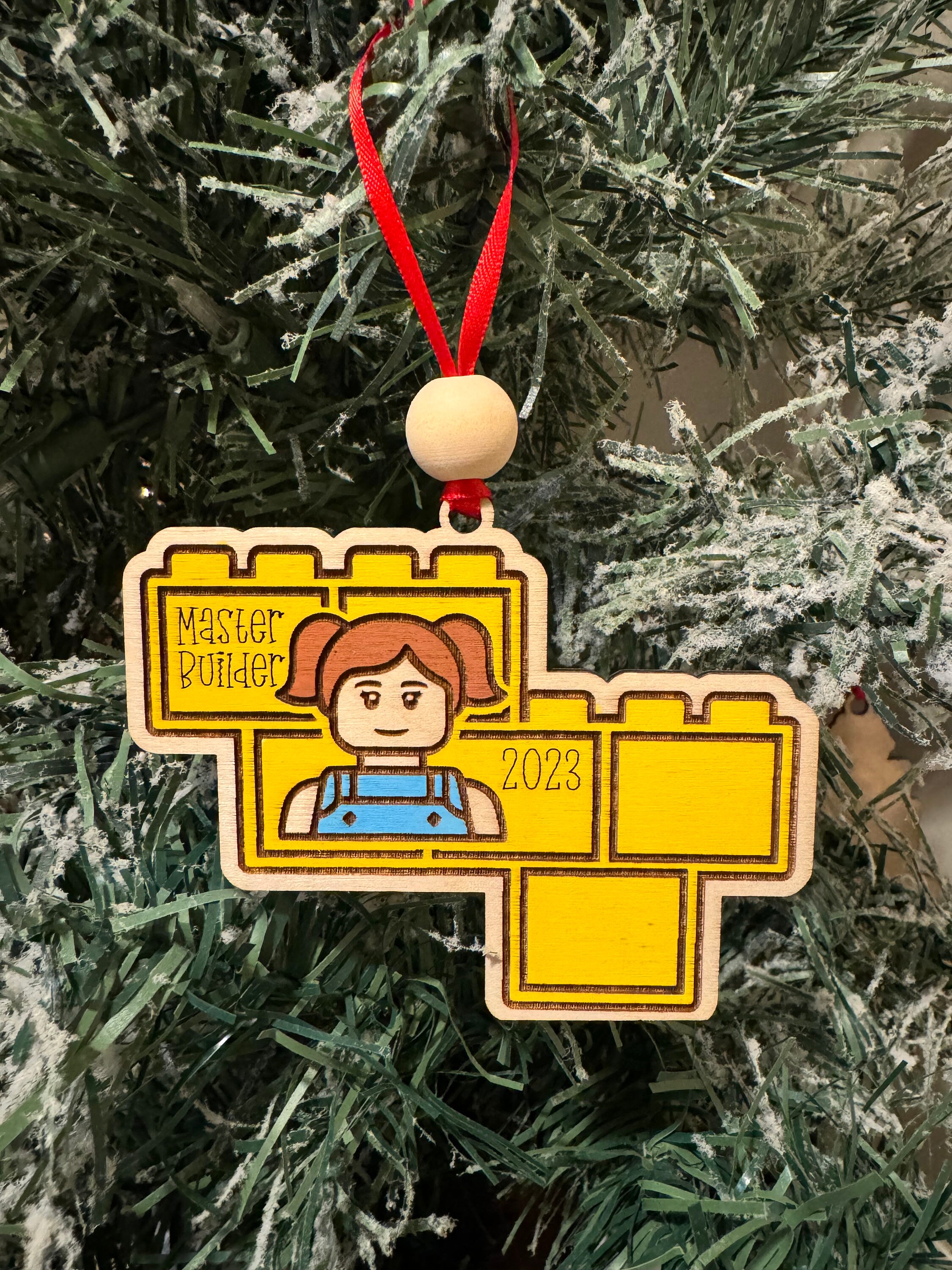 Master Builder Ornament/ Svg/ Cut File/ Building Blocks/ Custom ...