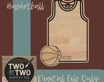 Basketball Ornament: Sports Christmas Tree Decoration (Digital SVG File