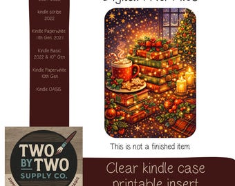 Christmas vibes kindle insert/ digital download