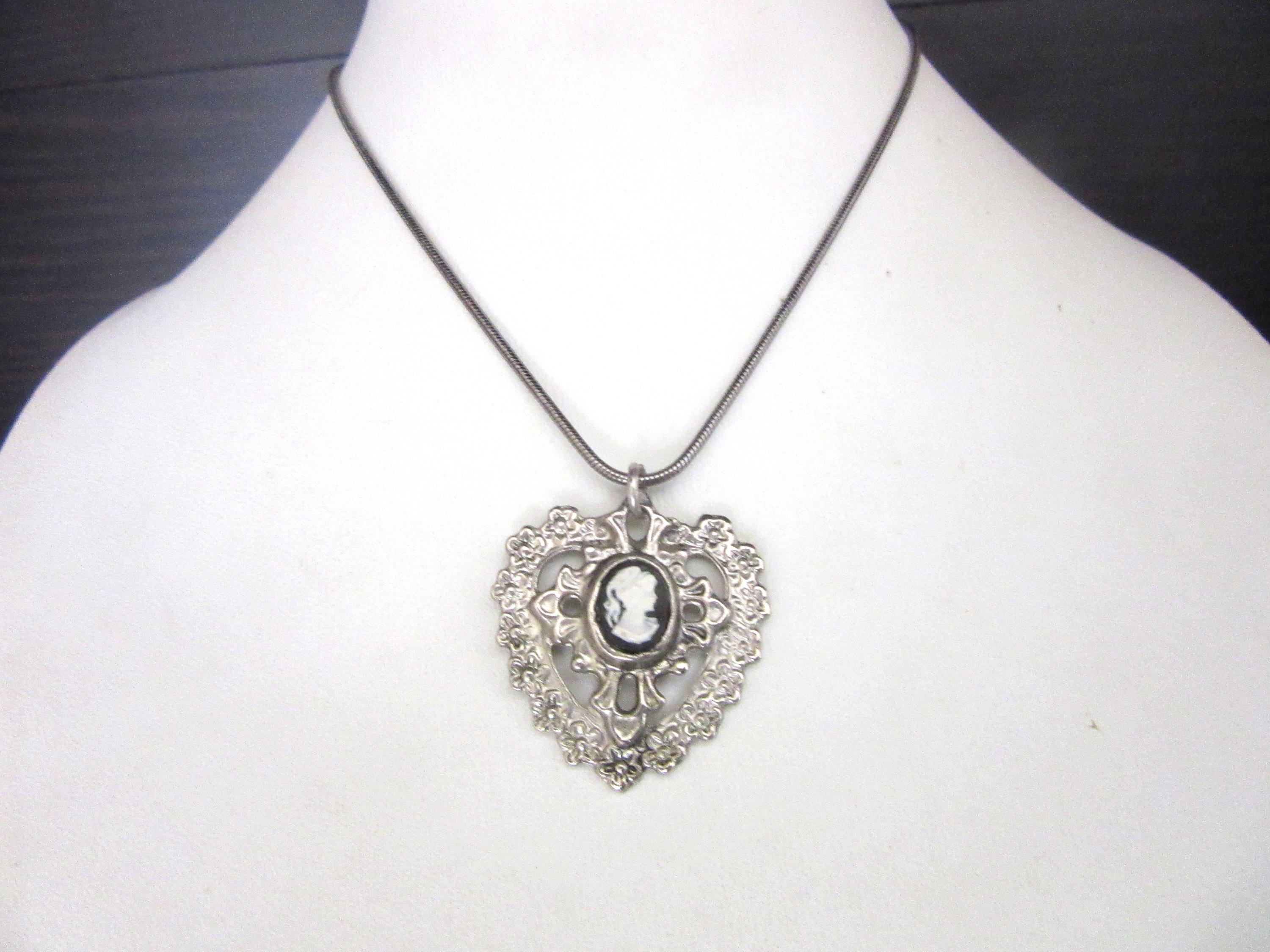 Overcome Pendant Necklace - 16-19 Silver